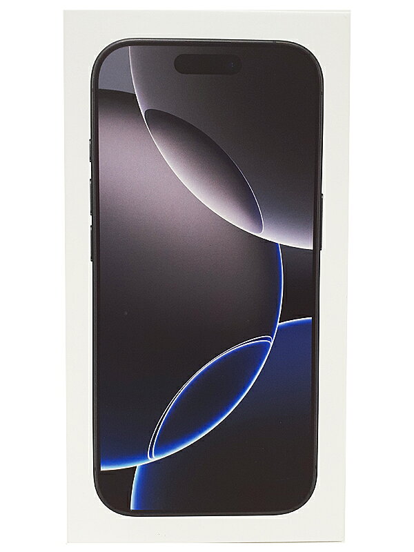 Apple アップル iPhone16 Pro 256GB ブラックチタニウム MYN03J A SIMフリー