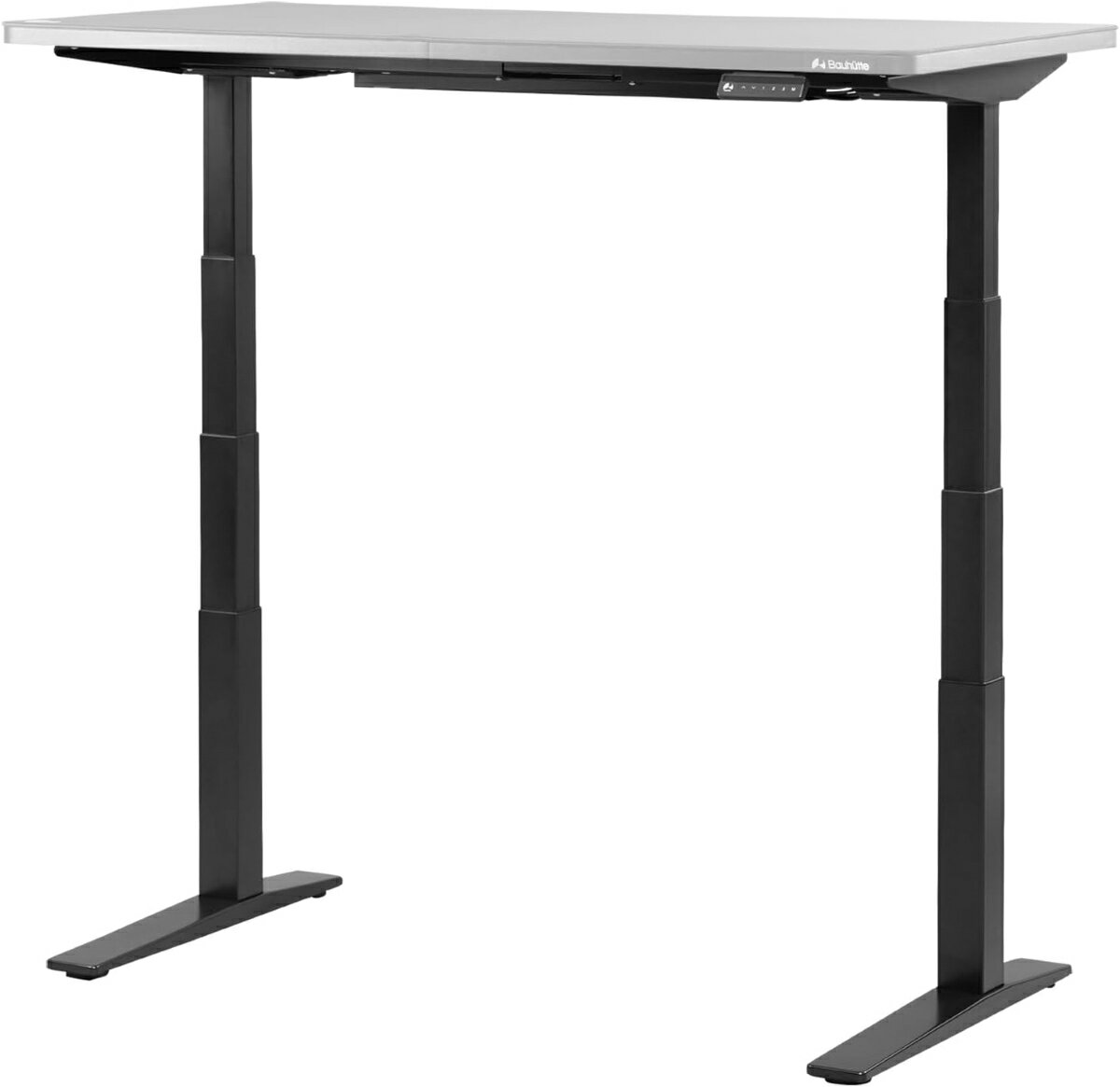 バウヒュッテ 電動スーパーゲーミングデスク ブラック BHD-1400FAH-BK Bauhutte 高身長ゲーマーの立ち姿勢までカバー