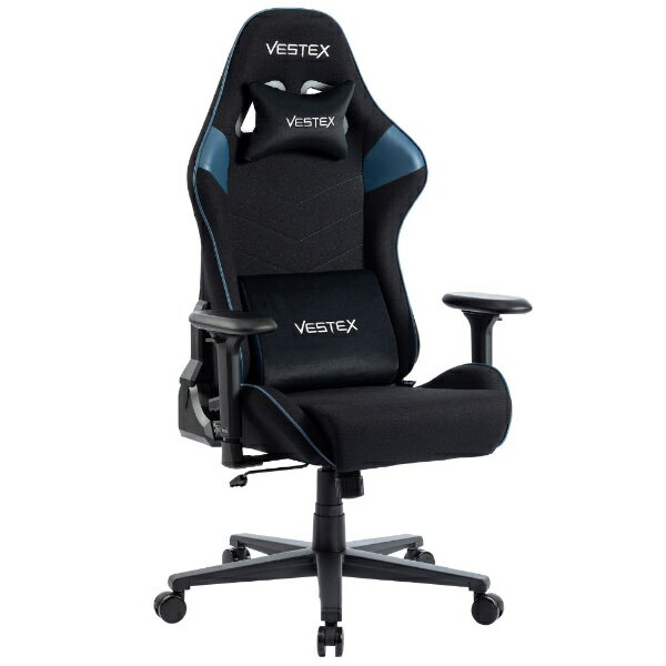 ルームワークス｜ROOMWORKS ゲーミングチェア W720xD720xH1205～1275mm VESTEX S2シリーズ フットレストなし ブルー VES-S2BL