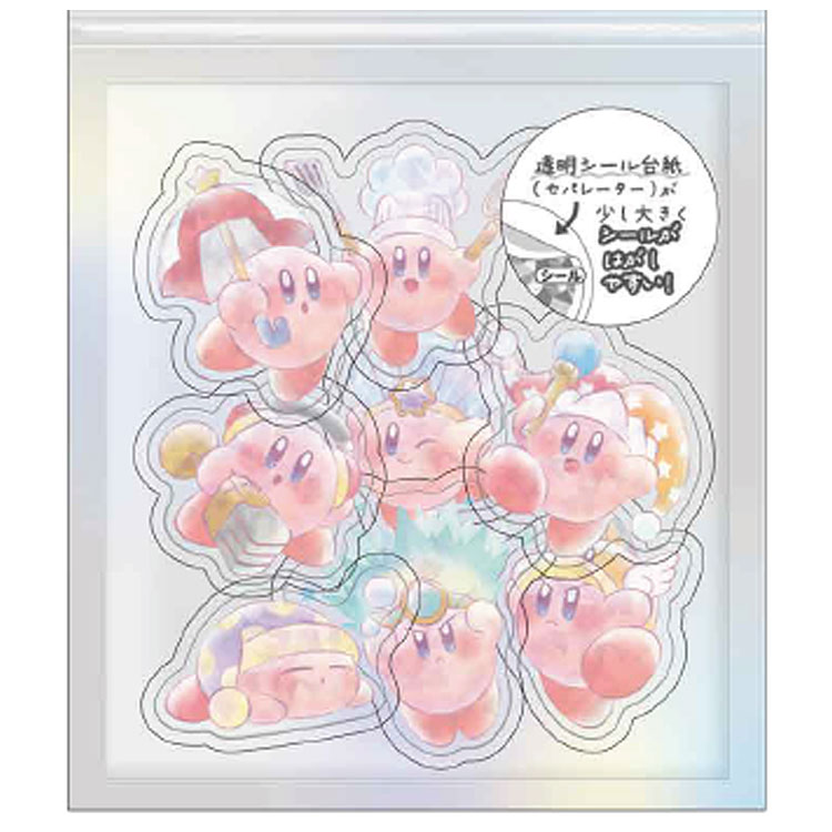 星のカービィ　ＣＯＰＹ　ＡＢＩＬＩＴＹ　オーロラホログラムクリアフレークシール