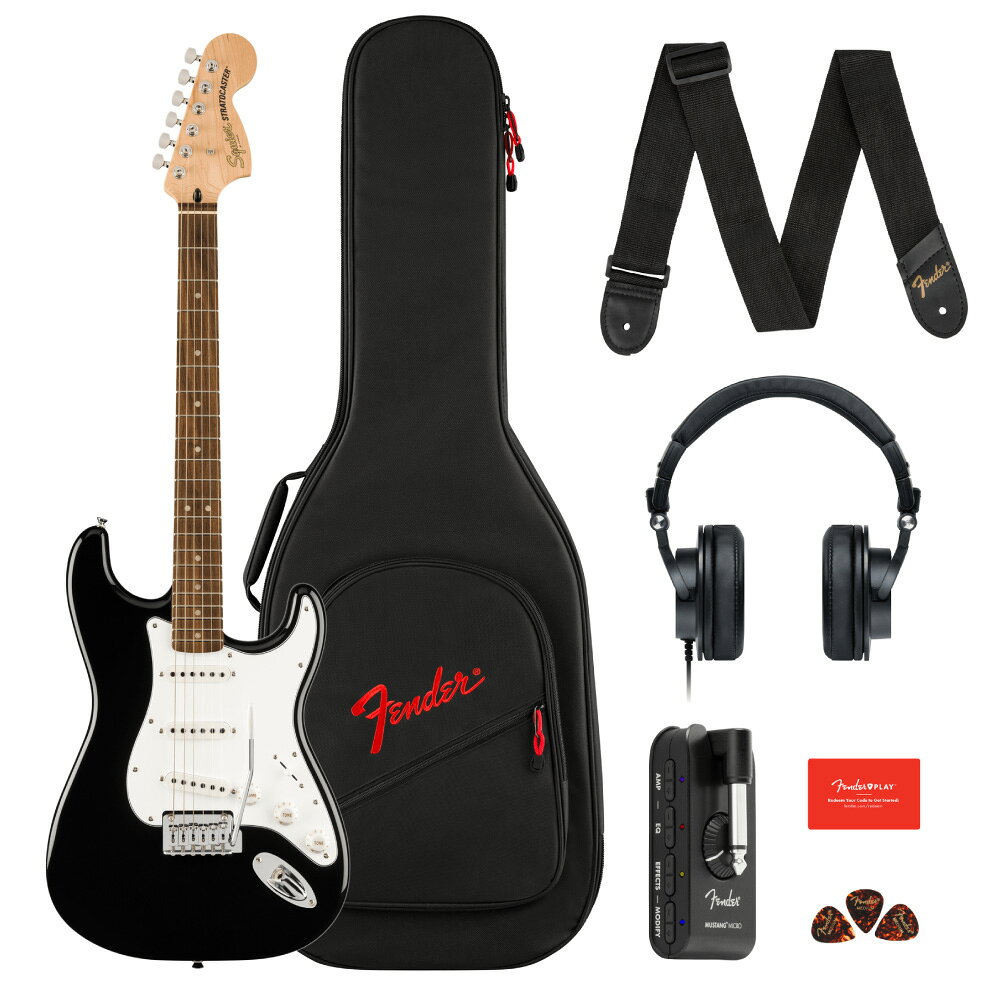 Affinity Series Stratocaster Mustang Micro Pack Squier by Fender
