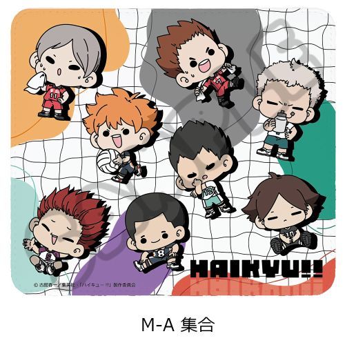 ハイキュー!! みんなmochocho化大作戦! 第1弾 マウスパッド M-A 集合 グッズ