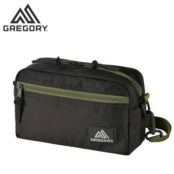 GREGORY パデッドショルダーポーチM ブラック/オリーブ ワンサイズ 1B17 653802470