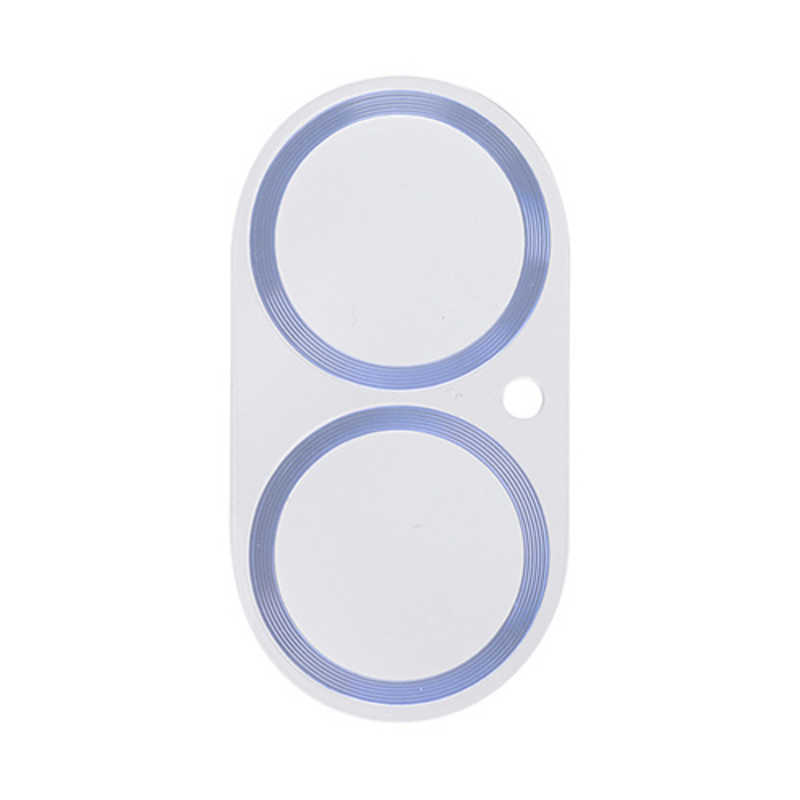 HAMEE｜ハミィ iPhone 16/16 Plus専用 iFace 強化ガラス カメラレンズプロテクター メタルペールブルー 41-982907