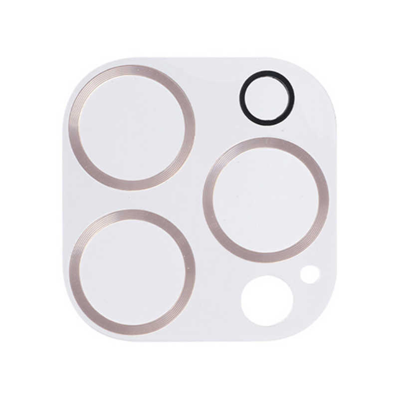 HAMEE｜ハミィ iPhone 16 Pro/16 Pro Max専用 iFace 強化ガラス カメラレンズプロテクター メタルゴールド 41-982945