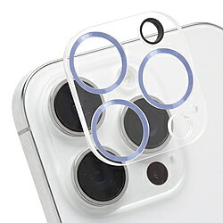 HAMEE iPhone 16 Pro/16 Pro Max専用 iFace 強化ガラス カメラレンズプロテクター メタルペールブルー 41-982952 IP16PIFACELENSBL