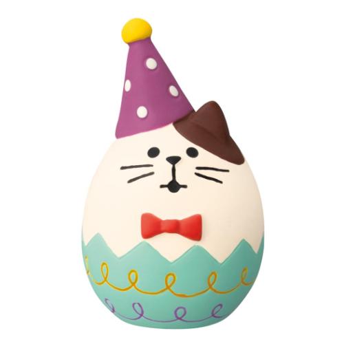 イースターエッグ 猫2025 マスコット concombre Happy Easter デコレ インテリア かわいい