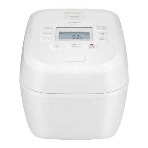 HITACHI 日立 RZ-A100HJ-W フロストホワイト 黒厚鉄釜 圧力IH炊飯ジャー 5.5合炊き 暮らしに調和するシンプルなデザイン。