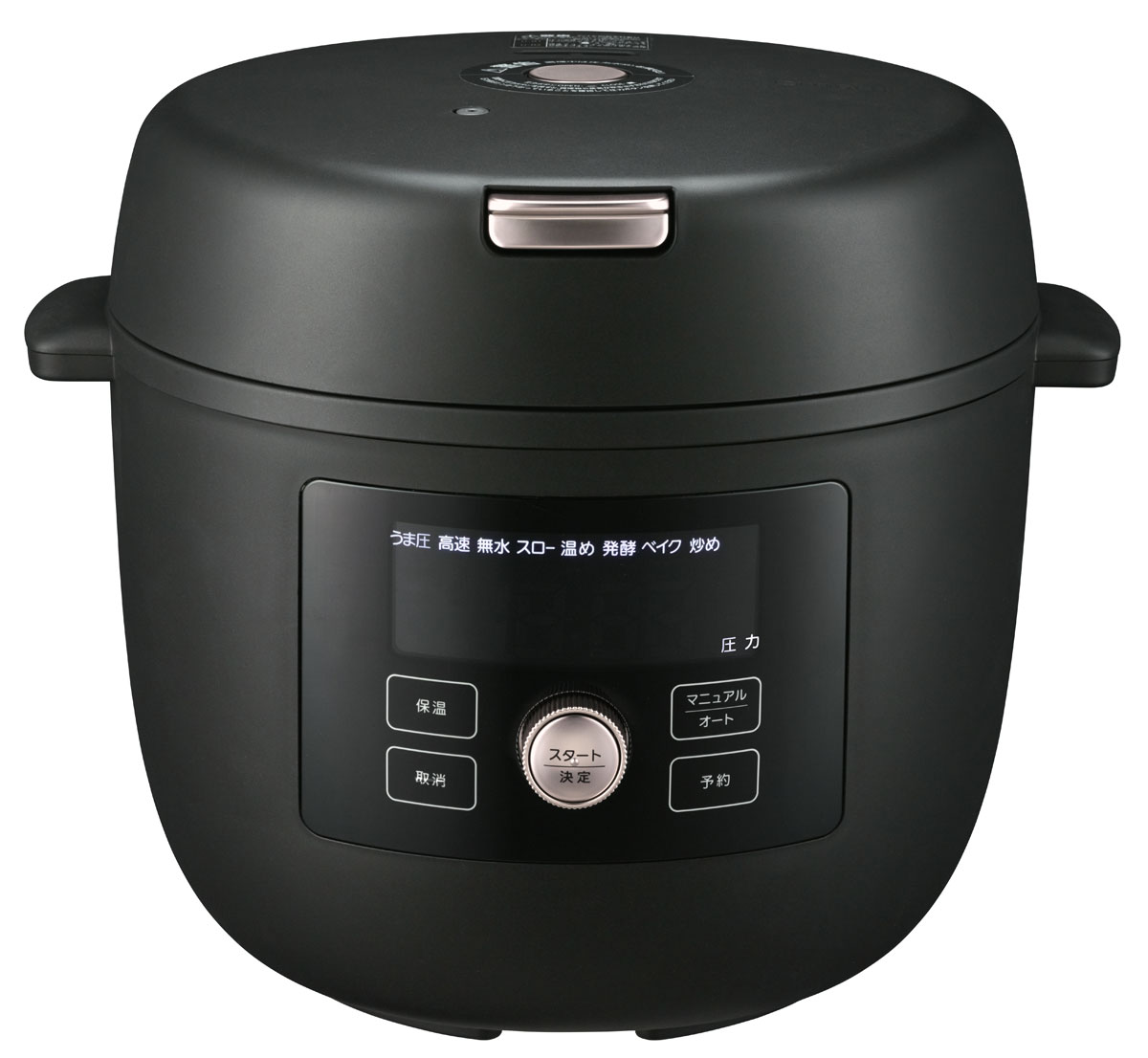 新品未開封 山善　電気圧力鍋 4L YPCC-M400 ブラック　YMAZEN 販売終了】電気圧力鍋 4L 業界最高出力1200W 圧力鍋 電気 4.0L