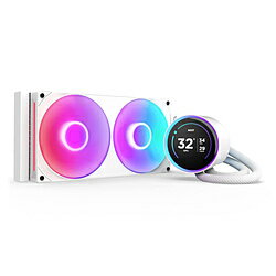 NZXT 簡易水冷CPUクーラー 140mm シングルフレームファン採用 KRAKEN Elite 2024 F280 RGB CORE ホワイト RL-KR28E-W2