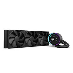 NZXT 簡易水冷CPUクーラー 360mm KRAKEN Elite 2024 F120P x 3 ブラック RL-KN36E-B2