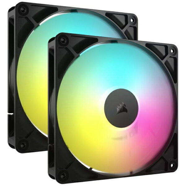 CORSAIR｜コルセア PCケースファン RS140 ARGB Dual Fans ブラック CO-9050183-WW