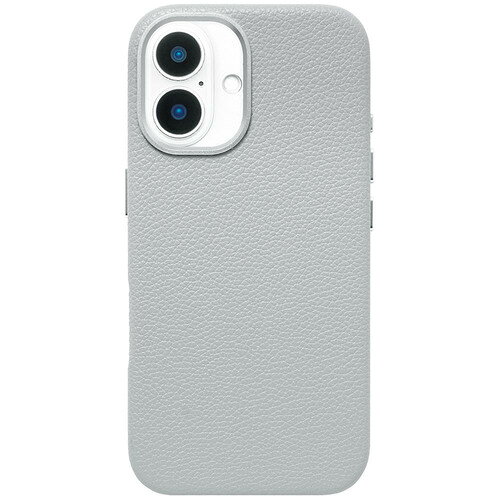 ユニケース iPhone 16用Mag Plain Case グレー UNI-CSIP24M-2MPGY