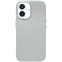 ユニケース iPhone 16用Mag Plain Case グレー UNI-CSIP24M-2MPGY