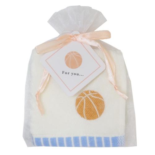 プチギフトタオルIN巾着 バスケ 222965