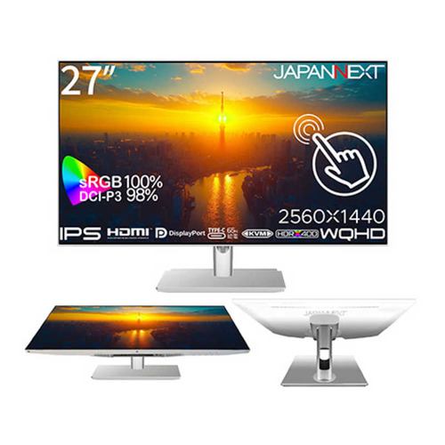 JAPANNEXT 液晶ディスプレイ JN-IPS27WQHDR-C65W-FLD-T