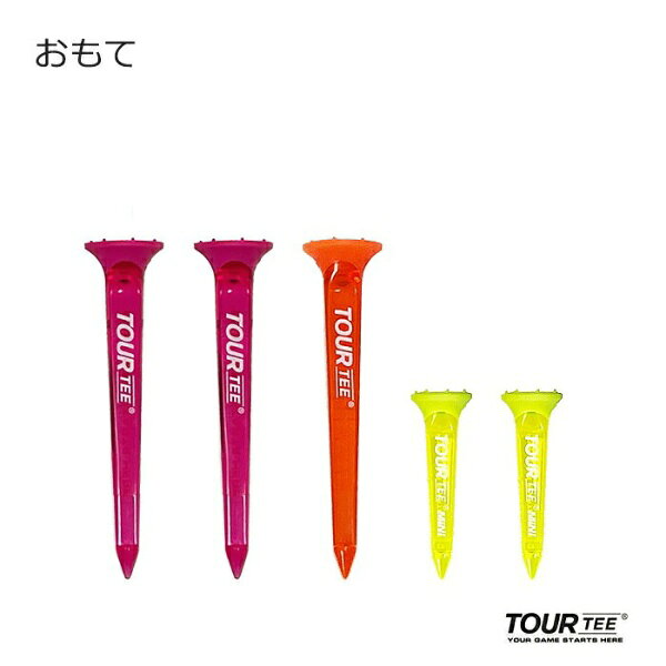 ライト ツアーティー コンボ ネオンピンク・80mm、46mm T-490-580 Golf it！ Tour Tee Combo NEONS PINK ゴルフ