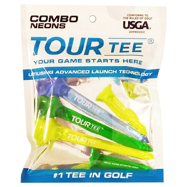 ライト ツアーティー コンボ ネオンブルー・80mm、46mm T-490-570 Golf it！ Tour Tee Combo NEONS BLUE ゴルフ