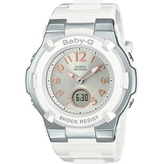 カシオ　Baby-G 型番BGA-1400CA シルバー Amazon.co.jp: [カシオ] 腕時計 ベビージー 電波ソーラー BGA