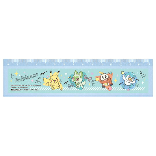 ショウワノート｜SHOWA NOTE 定規 15cm ポケモン カラフルポップ 283729002