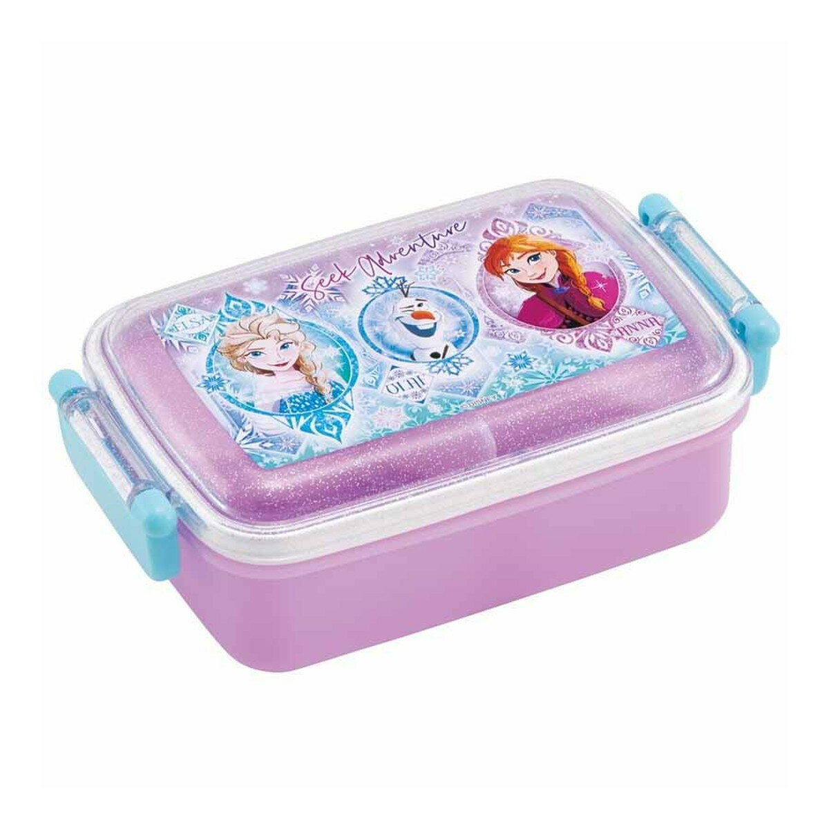 アナと雪の女王　抗菌食洗機対応ふわっとフタタイトランチボックス　４５０ｍｌ　２５年