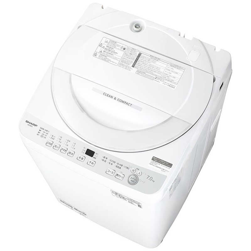 楽天市場】シャープ SHARP 縦型乾燥洗濯機 ES-TX8J-W | 価格比較