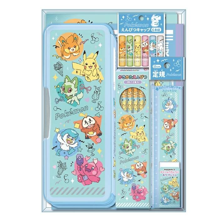 ショウワノート｜SHOWA NOTE ギフトセット クリスタルケース入り ポケモン カラフルポップ 950729M09