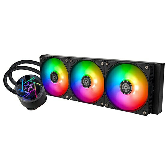 SilverStone｜シルバーストーン 水冷CPUクーラー 120mmファンx3 LGA115x/1200/1700/1851/2011/2066・AM5/AM4 NovaPeak 360 ARGB SST-NP360-ARGB