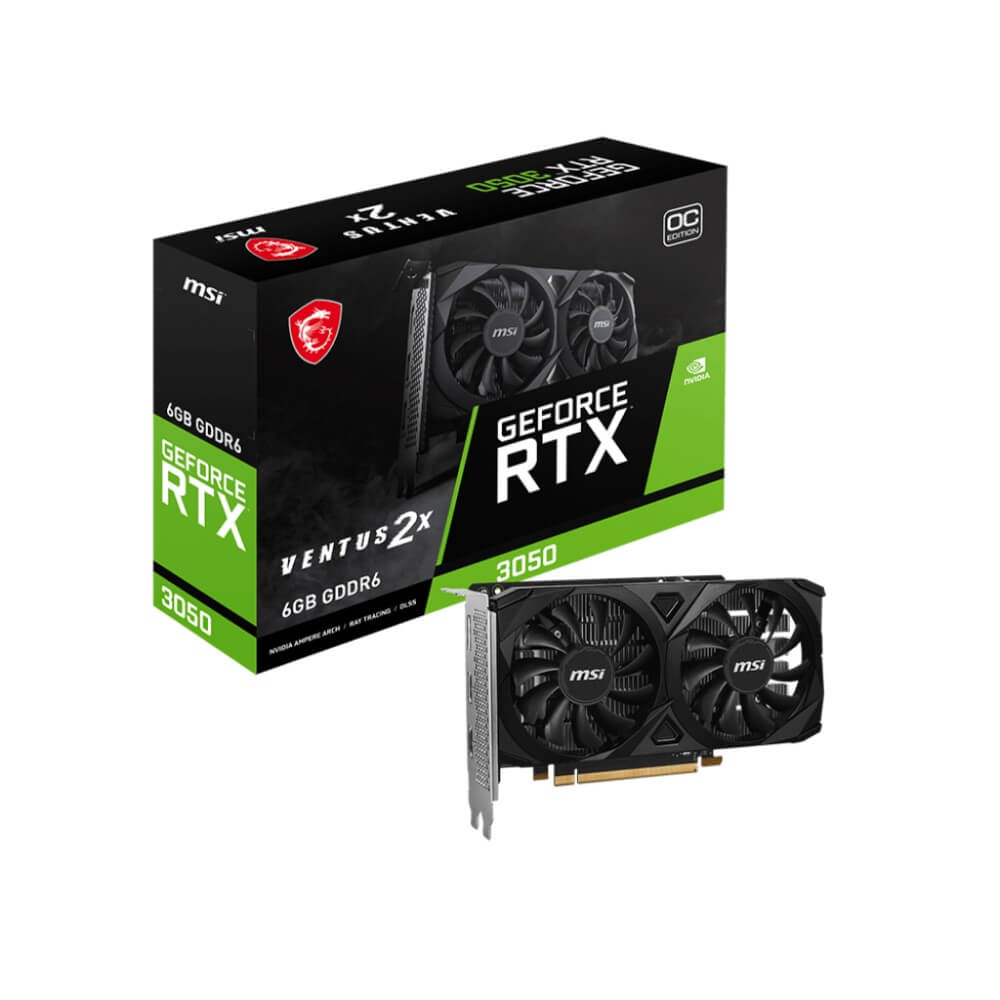 MSI グラフィックボード GeForce RTX 3050 VENTUS 2X E 6G OC