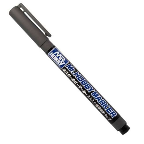 GSIクレオス｜GSI Creos CM102 ミスターホビーマーカー スミ入れ極細筆先タイプ グレー