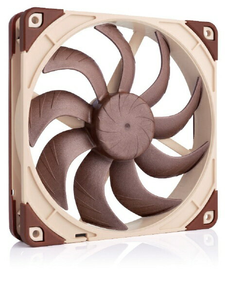 NOCTUA ケースファン 140mm /800RPM スクエアフレーム ブラウン NF-A14X25-G2-LS-PWM