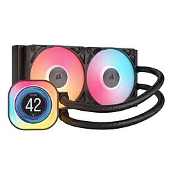 CORSAIR｜コルセア 水冷一体型CPUクーラー iCUE LINK TITAN 240 RX RGB LCD ブラック CW-9061022-WW