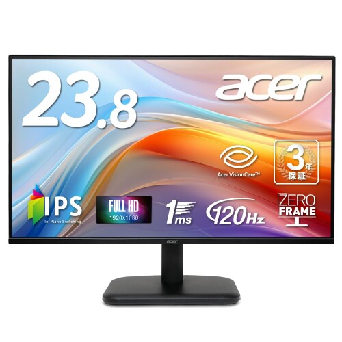 楽天市場】日本エイサー Acer エイサー PCモニター ブラック
