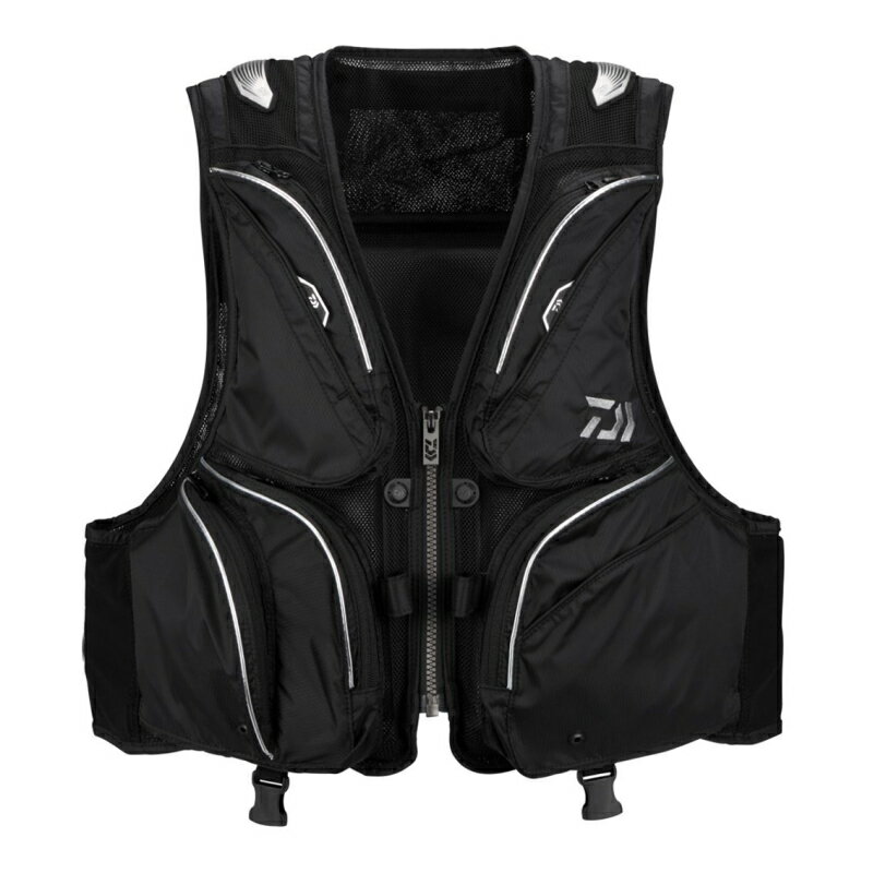 ダイワ ライフジャケット DV-3025F フロートショートフィッシングベスト ブラック L