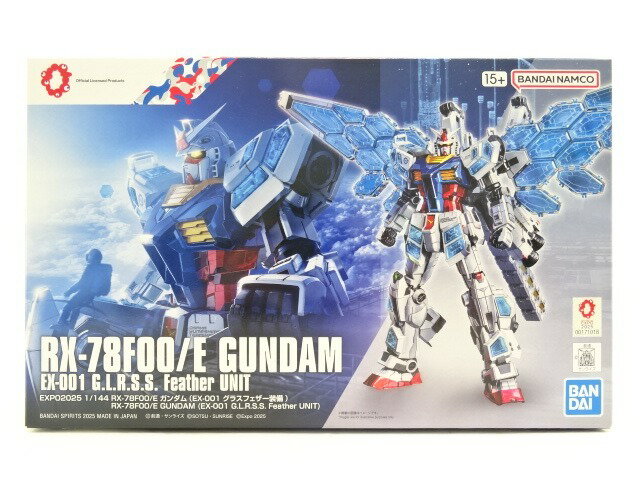 ＥＸＰＯ２０２５　１／１４４　ＲＸ−７８Ｆ００／Ｅ　ガンダム　（ＥＸ−００１　グラスフェザー装備）