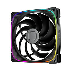 GEOMETRICFUTURE ケースファン 140mm /2400RPM Squama 2503B-14 シングルパック ブラック GF-SQ-2503B-14-1P