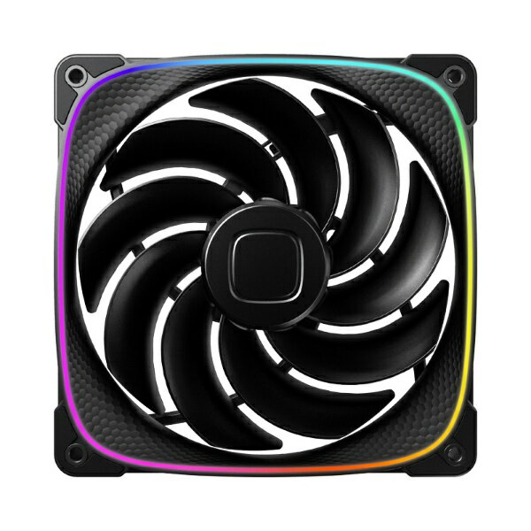 GEOMETRICFUTURE ケースファン 140mm /2100RPM リバースブレードモデル Squama 2503RB-14 シングルパック ブラック GF-SQ-2503RB-14-1P