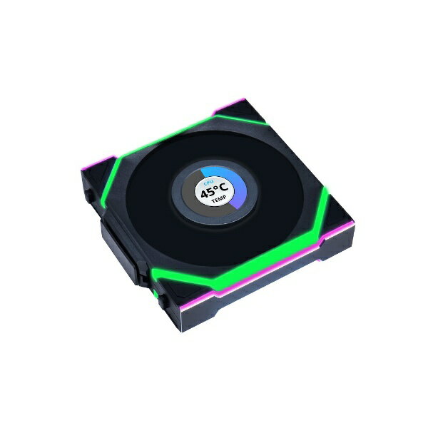 LIANLI｜リアンリ ケースファン 120mm /1900RPM UNI FAN SL LCD Wireless 120 BK Single Pack ブラック UF-SL120-LCD-WLS-1B