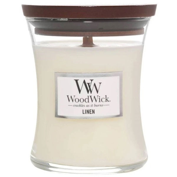 ウッドウィック jar アロマキャンドル リネン