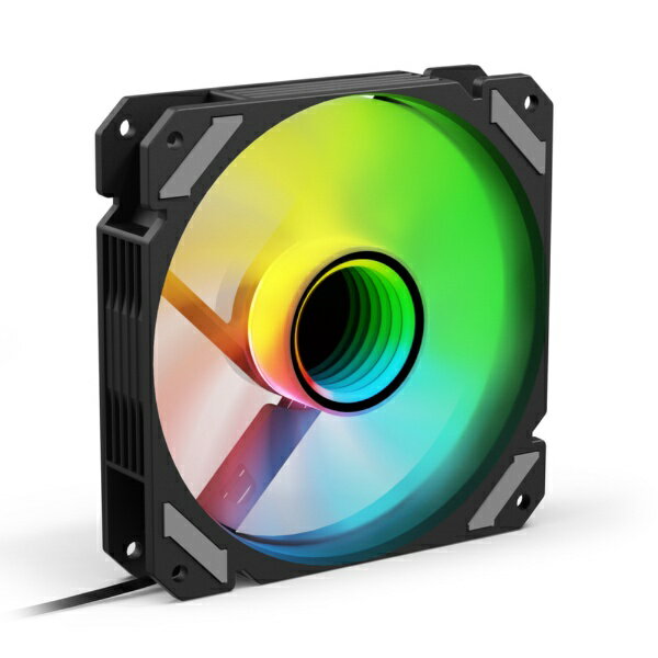 SHARKOON｜シャークーン ケースファン 120mm /1500RPM リバースモデル SHARK Mirror Reverse BK ブラック