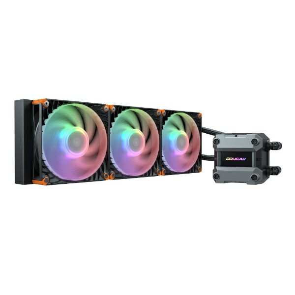 COUGAR クーガー Poseidon Ultra 360 ARGB/360mm水冷CPUクーラー/流体力学を応用した独自のフレーム設計/Intel LGA1851/1700