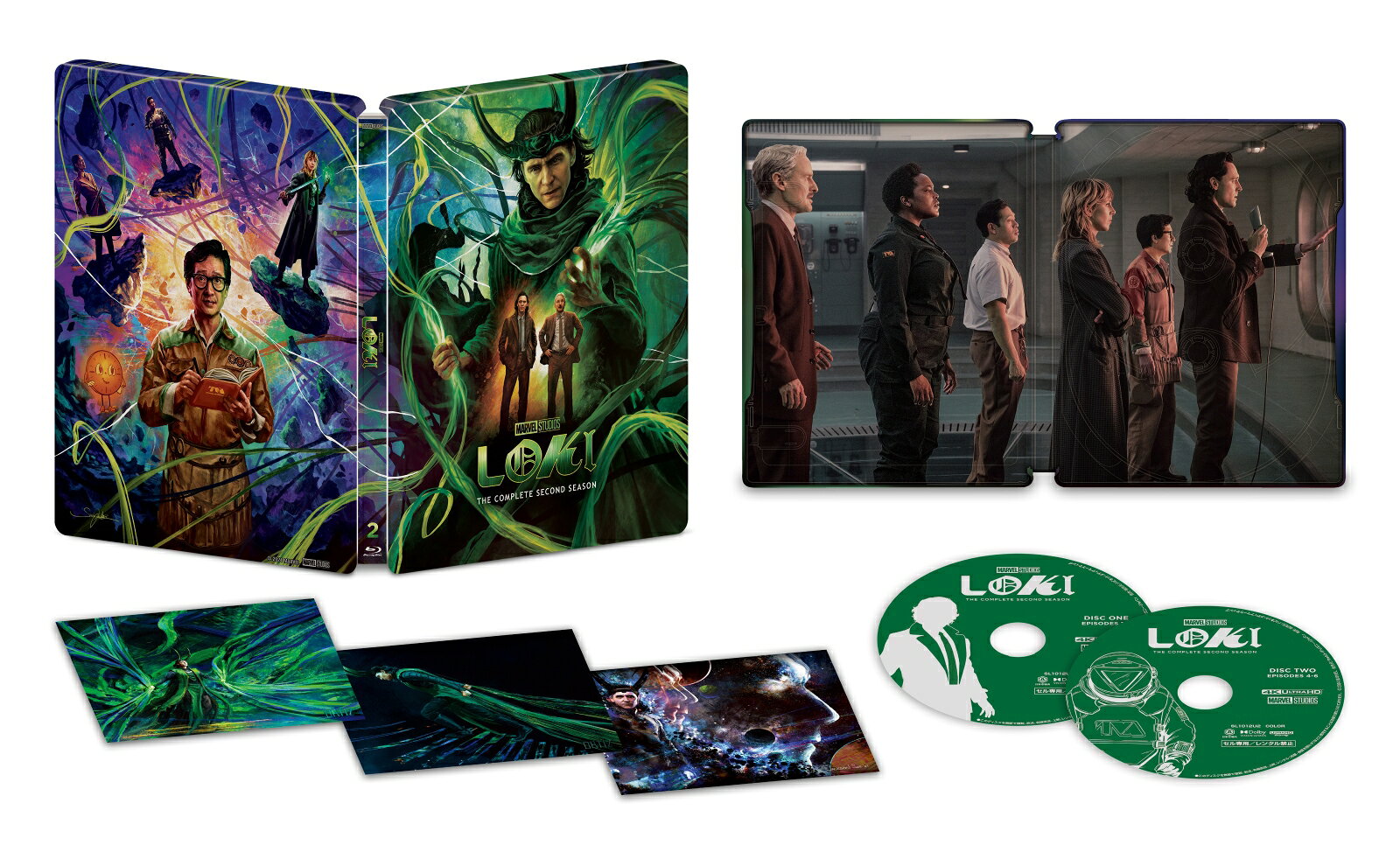 [枚数限定][限定版][先着特典付]ロキ シーズン2 4K UHD コレクターズ・エディション スチールブック(数量限定)◆/トム・ヒドルストン[Blu-ray]【返品種別A】