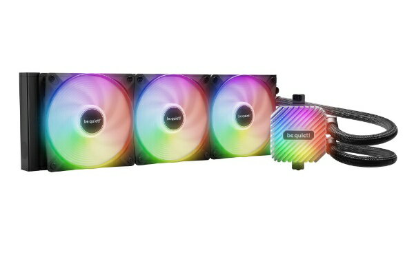 BEQUIET 水冷CPUクーラー 120mmファンx3 LGA1851/1700/1200/1150/1151/1155・AM5/AM4 LIGHT LOOP 360mm ブラック BW022
