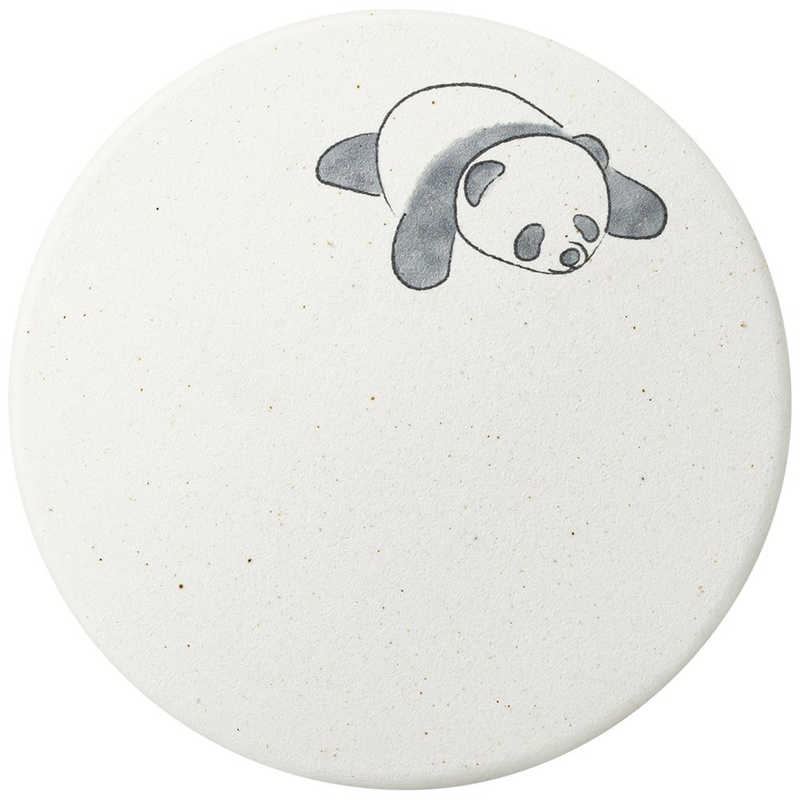 エヌ・エレファント｜n elephant 陶器珪藻土コースター panda &NE だらーん NRS-289-DR