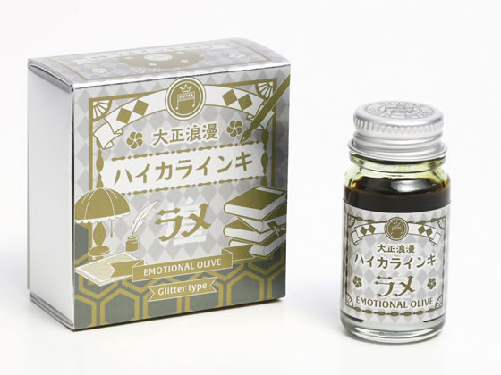 寺西化学工業 ハイカラインキ ラメ エモーショナルオリーブ TRHGL-12ML-T70