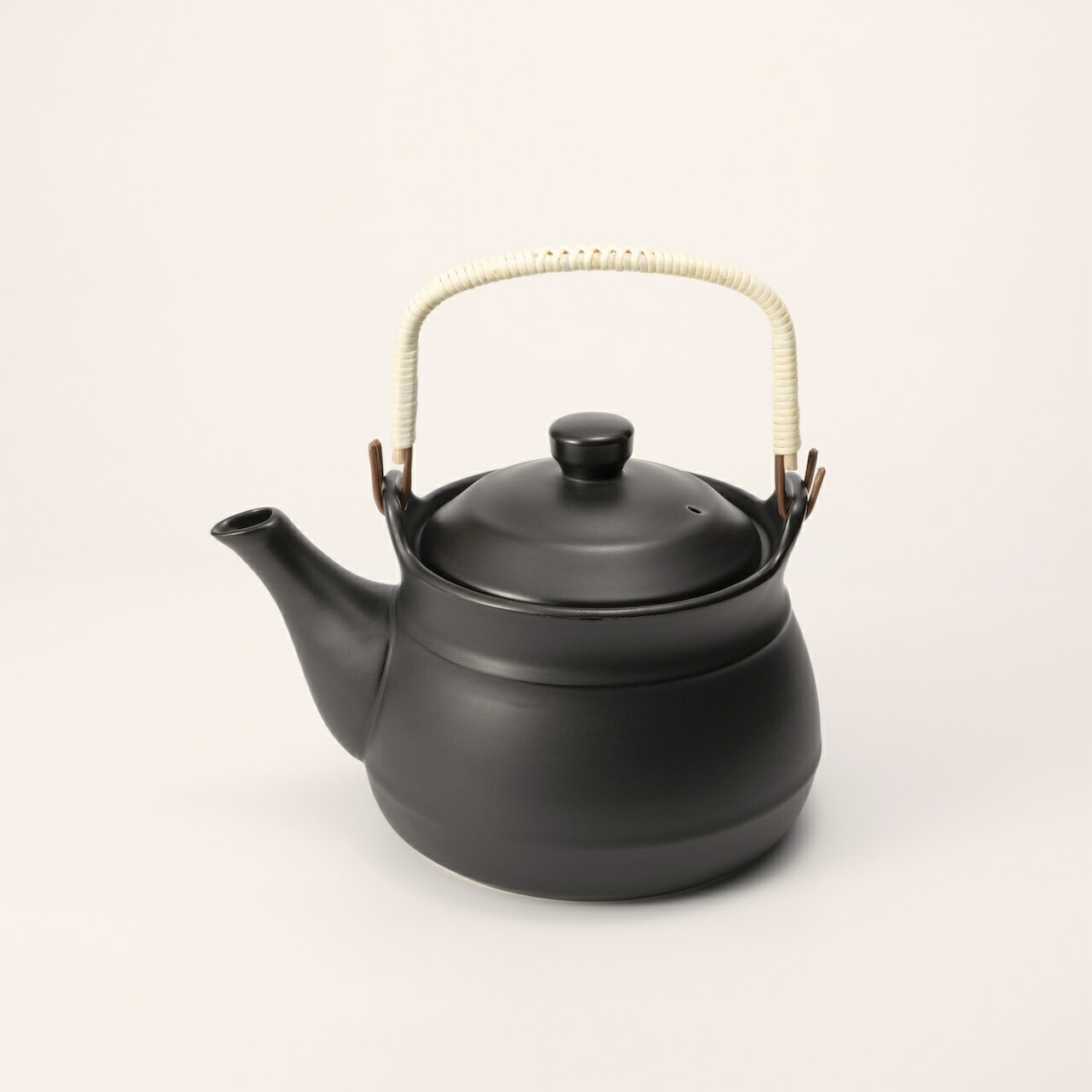 健康綜合開発 マスタークック けんこう土瓶 黒色 2.5L