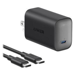 アンカー Anker Nano Charger 100W with USB-C & USB-C ケーブル ブラック B2679111 急速充電器 PD対応