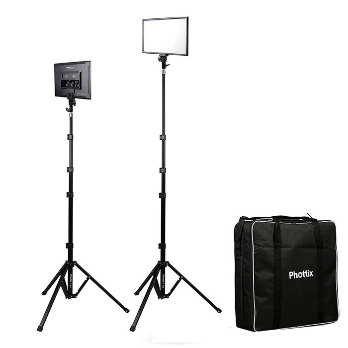 Phottix フォティックス Nuada S3a LED Light Twin kit Set
