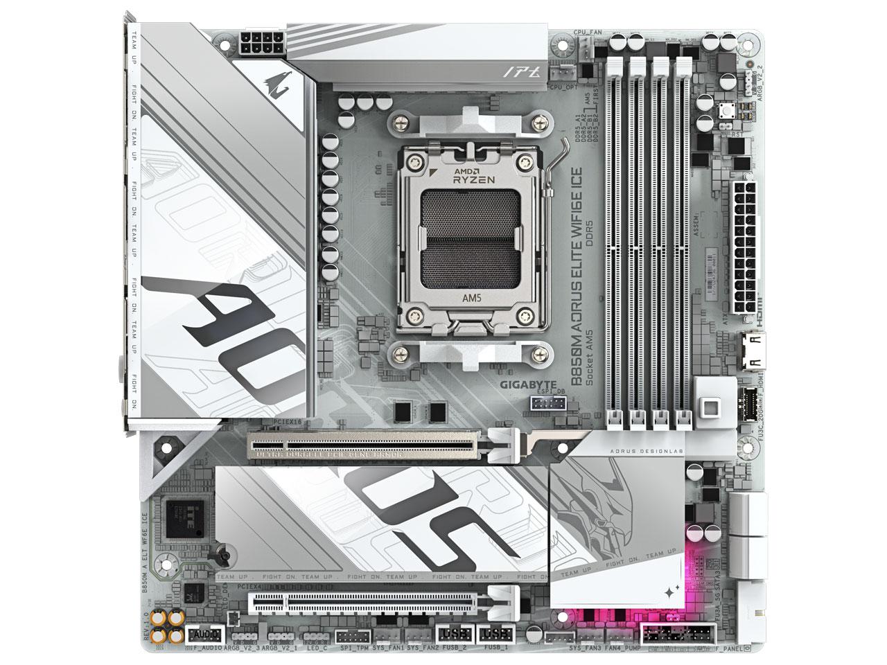 AORUS マザーボード B850M AORUS ELITE WIFI6E ICE