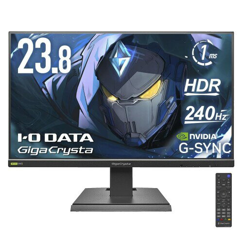 IODATA EX-GD242UDB ゲーミング液晶ディスプレイ 23.8型/ 1920×1080/ HDMI HDCP 2.3 、DisplayPort / ブラック/ スピーカー：あり/ 240Hz対応ゲーミングモニター！/ 無輝点保証